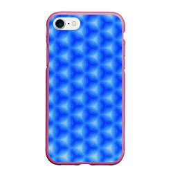 Чехол iPhone 7/8 матовый Синие соты