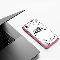 Чехол iPhone 7/8 матовый ПОШЛАЯ МОЛЛИ, цвет: 3D-малиновый — фото 2