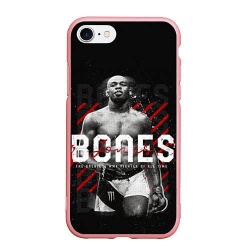 Чехол iPhone 7/8 матовый Bones Jones / 3D-Баблгам – фото 1