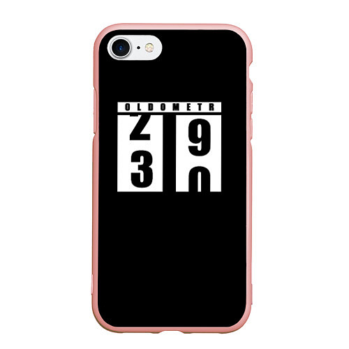 Чехол iPhone 7/8 матовый OLDOMETR 30 лет / 3D-Светло-розовый – фото 1