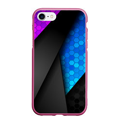 Чехол iPhone 7/8 матовый Bona Fide, цвет: 3D-малиновый