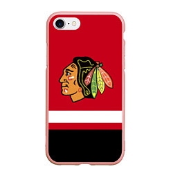 Чехол iPhone 7/8 матовый Chicago Blackhawks