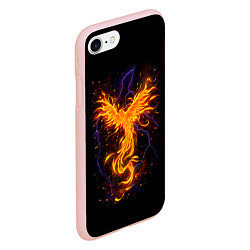 Чехол iPhone 7/8 матовый Phoenix, цвет: 3D-светло-розовый — фото 2