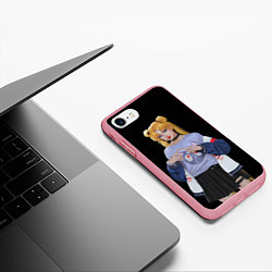 Чехол iPhone 7/8 матовый СЕЙЛОР МУН, цвет: 3D-баблгам — фото 2