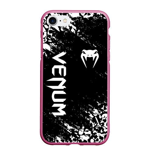 Чехол iPhone 7/8 матовый VENUM / 3D-Малиновый – фото 1