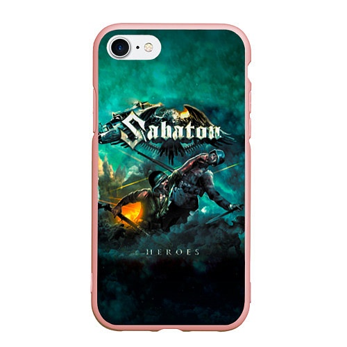 Чехол iPhone 7/8 матовый Sabaton / 3D-Светло-розовый – фото 1