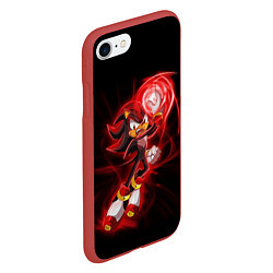 Чехол iPhone 7/8 матовый SHADOW, цвет: 3D-красный — фото 2
