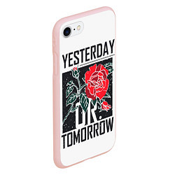 Чехол iPhone 7/8 матовый Off-White: Yesterday, цвет: 3D-светло-розовый — фото 2