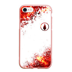Чехол iPhone 7/8 матовый Thousand Foot Krutch, цвет: 3D-светло-розовый