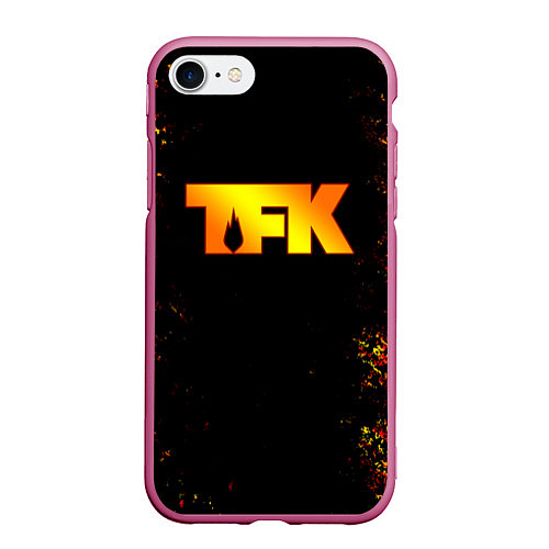 Чехол iPhone 7/8 матовый Thousand Foot Krutch / 3D-Малиновый – фото 1