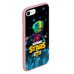 Чехол iPhone 7/8 матовый Leon Messi Brawl Stars, цвет: 3D-баблгам — фото 2