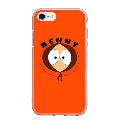 Чехол iPhone 7/8 матовый KENNY / 3D-Светло-розовый – фото 1