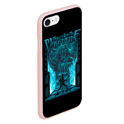 Чехол iPhone 7/8 матовый Bullet For My Valentine, цвет: 3D-светло-розовый — фото 2