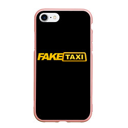 Чехол iPhone 7/8 матовый Fake Taxi, цвет: 3D-светло-розовый