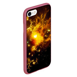 Чехол iPhone 7/8 матовый Space, цвет: 3D-малиновый — фото 2