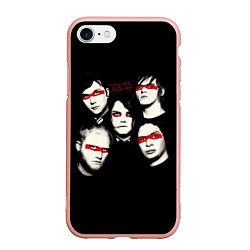 Чехол iPhone 7/8 матовый My Chemical Romance, цвет: 3D-светло-розовый