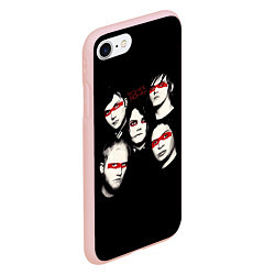 Чехол iPhone 7/8 матовый My Chemical Romance, цвет: 3D-светло-розовый — фото 2