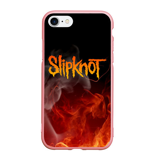 Чехол iPhone 7/8 матовый SLIPKNOT / 3D-Баблгам – фото 1