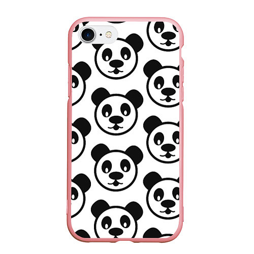 Чехол iPhone 7/8 матовый Panda / 3D-Баблгам – фото 1