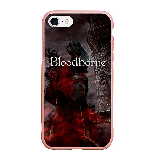 Чехол iPhone 7/8 матовый Bloodborne / 3D-Светло-розовый – фото 1