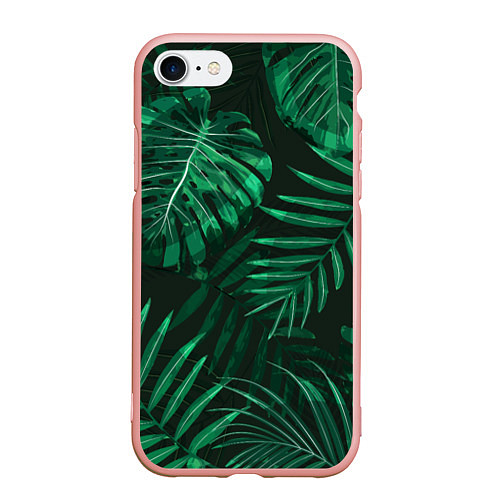 Чехол iPhone 7/8 матовый Я из джунглей / 3D-Светло-розовый – фото 1
