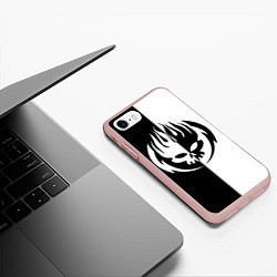 Чехол iPhone 7/8 матовый THE OFFSPRING, цвет: 3D-светло-розовый — фото 2