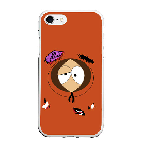 Чехол iPhone 7/8 матовый South Park Dead Kenny / 3D-Белый – фото 1