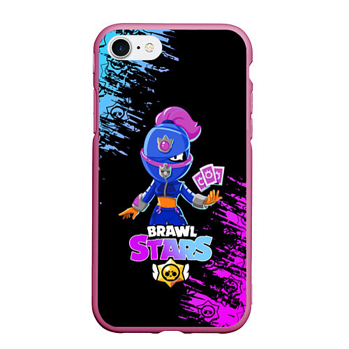 Чехол iPhone 7/8 матовый BRAWL STARS TARA / 3D-Малиновый – фото 1