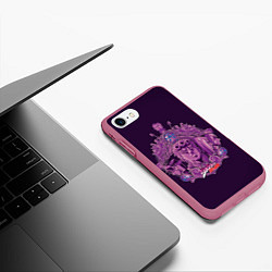 Чехол iPhone 7/8 матовый JOJOS BIZARRE ADVENTURE, цвет: 3D-малиновый — фото 2