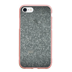 Чехол iPhone 7/8 матовый Цинк, цвет: 3D-светло-розовый