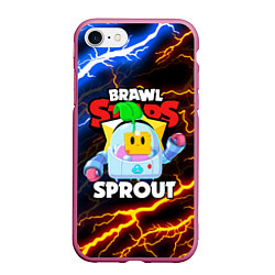 Чехол iPhone 7/8 матовый BRAWL STARS SPROUT