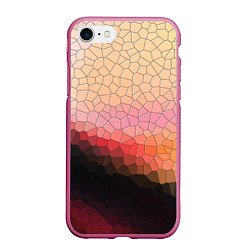 Чехол iPhone 7/8 матовый Пикси кожа, цвет: 3D-малиновый