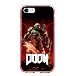 Чехол iPhone 7/8 матовый Doom