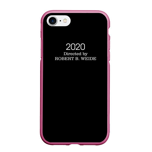 Чехол iPhone 7/8 матовый Directed by 2020 / 3D-Малиновый – фото 1