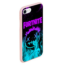 Чехол iPhone 7/8 матовый FORTNITE X TRAVIS SCOTT, цвет: 3D-светло-розовый — фото 2