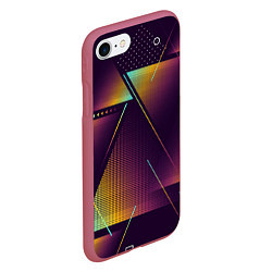 Чехол iPhone 7/8 матовый RARE, цвет: 3D-малиновый — фото 2