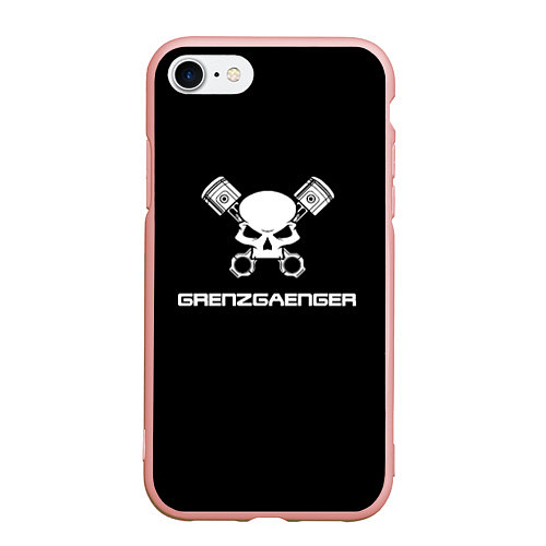 Чехол iPhone 7/8 матовый Grenzgaenger / 3D-Светло-розовый – фото 1
