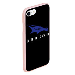 Чехол iPhone 7/8 матовый Crew Dragon, цвет: 3D-светло-розовый — фото 2