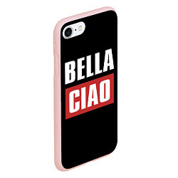 Чехол iPhone 7/8 матовый Bella Ciao, цвет: 3D-светло-розовый — фото 2