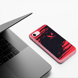 Чехол iPhone 7/8 матовый VALORANT, цвет: 3D-баблгам — фото 2
