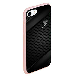 Чехол iPhone 7/8 матовый Fairy Tail, цвет: 3D-светло-розовый — фото 2