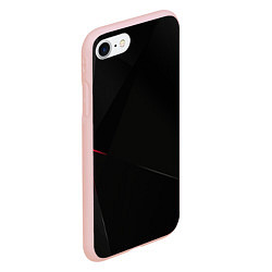Чехол iPhone 7/8 матовый DARK, цвет: 3D-светло-розовый — фото 2
