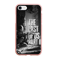 Чехол iPhone 7/8 матовый THE LAST OF US 2, цвет: 3D-светло-розовый