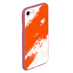 Чехол iPhone 7/8 матовый Fairy Tail, цвет: 3D-малиновый — фото 2