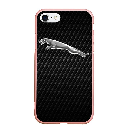 Чехол iPhone 7/8 матовый Jaguar Z / 3D-Светло-розовый – фото 1