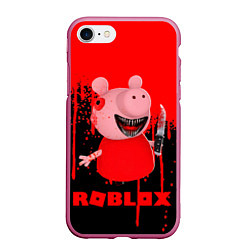 Чехол iPhone 7/8 матовый Roblox Piggy