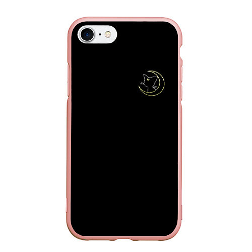 Чехол iPhone 7/8 матовый Сэйлор мун / 3D-Светло-розовый – фото 1