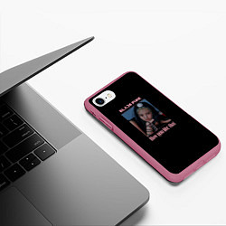 Чехол iPhone 7/8 матовый BLACKPINK - Jennie, цвет: 3D-малиновый — фото 2