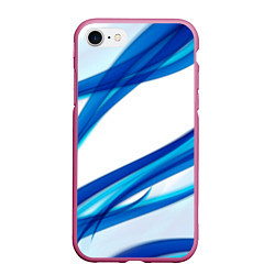 Чехол iPhone 7/8 матовый STRIPES BLUE