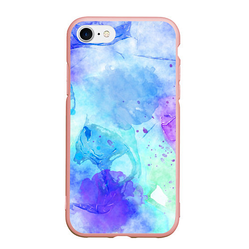 Чехол iPhone 7/8 матовый PASTEL / 3D-Светло-розовый – фото 1